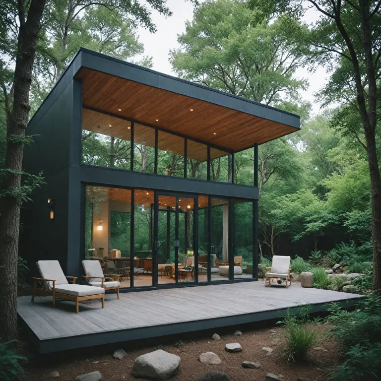Elevating your stay: the allure of a modern prefab guest house experience