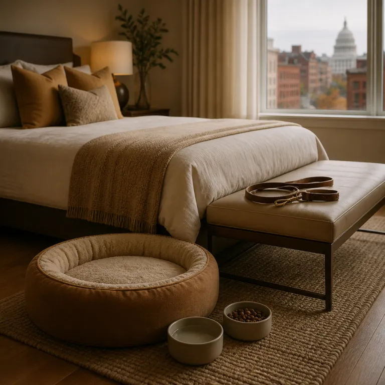 Elegant dog friendly hotels in Washington DC for refined city escapes