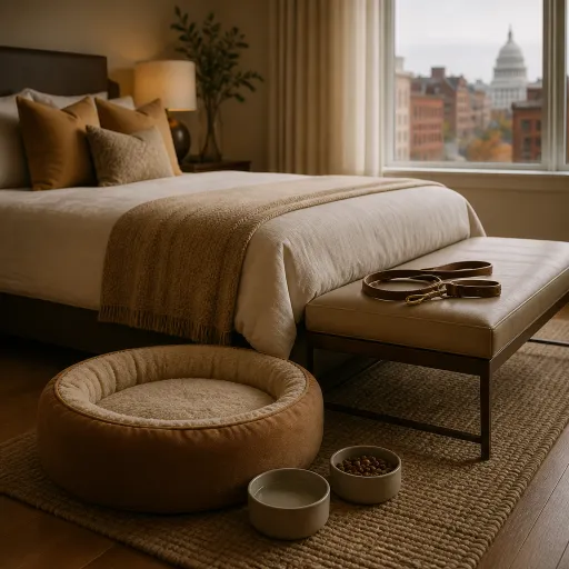 Elegant dog friendly hotels in Washington DC for refined city escapes