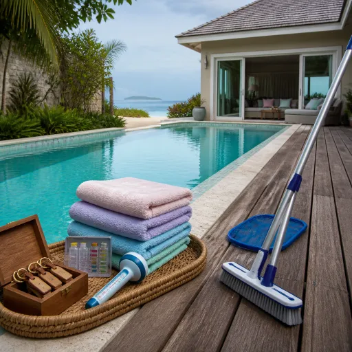 Island vacation rentals with private pool for refined beach escapes
